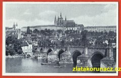 Praha - Hradčany, Karlův most, Vltava foto