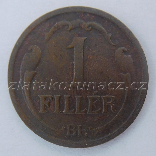 Maďarsko - 1 fillér 1938 BP