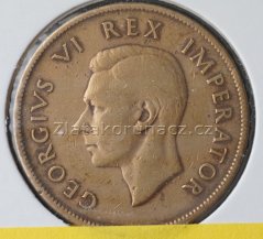 Afrika jižní (Jihoafrická rep.) - 1 penny 1942