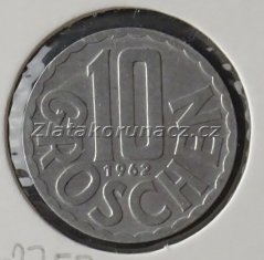 Rakousko - 10 groschen 1962
