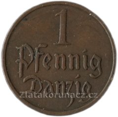 Polsko - Gdaňsk - 1 pfennig 1930