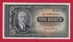 100 Kčs b.l. 1945 PS