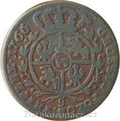 Polsko - 3 groschen 1766