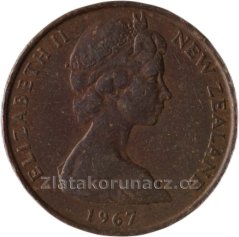 New Zealand - 2 cents 1967