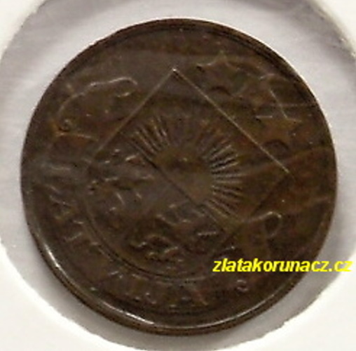 Lotyšsko - 2 santimi 1926