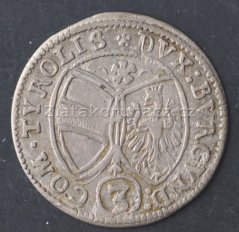 Rakousko - Tyrolsko - 3 krejcar 1647 - Ferdinand Karel