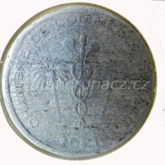 Alžír - 5 centimes 1921 - městská ražba Chambre de Commerce