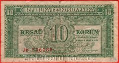 10 Kčs 1950 Jb