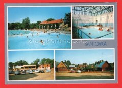Santovka, koupaliště, vnitřní bazén , chatky