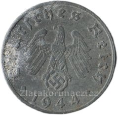 Něměcko - 5 Reichspefennig 1944 F