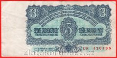 3 Kčs 1961 UE