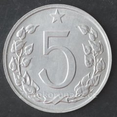 5 haléř 1976