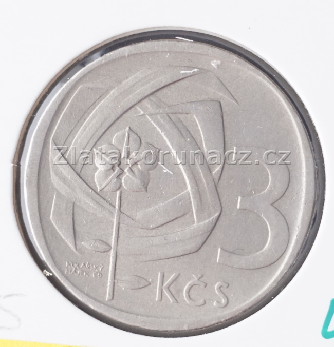 3 koruna 1965