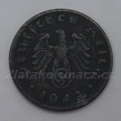 Německo - 1 Reichspfennig 1943 D