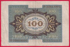 Německo - 100 Mark 1.11.1920 - série F-R