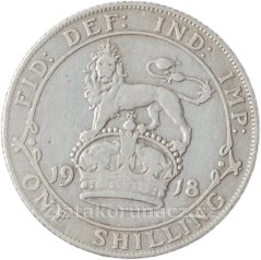 Anglie - 1 shilling 1918
