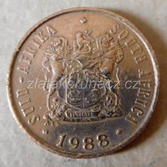 Afrika jižní (Jihoafrická rep.) - 1 cent 1988
