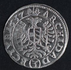 3 krejcar 1637 Vídeň