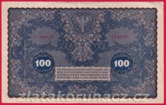 Polsko - 100 Marek 1919 - Série I., 1 písmeno