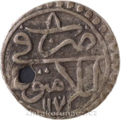 Turecko - 1 para 1171 (1757) - Mustafa III.