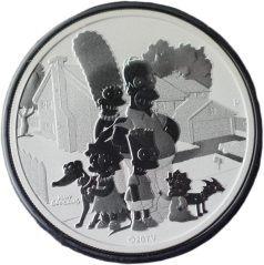 Simpson - Family - 1 Dollar Tuvalu 2021