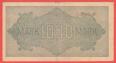 Německo - 1000 mark 15.9.1922 - série T-SB