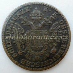 1/2 krejcar F.J.I.-1851 A