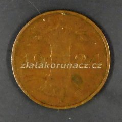 Německo - 1 Rentenpfenig 1924 A