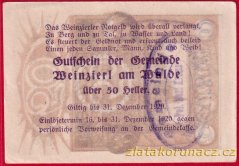 Weinzierl - 50 haléřů - 1920