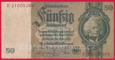Německo - 50 Reichsmark 30.3.1933 - série E-L, 8 m.č.