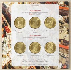 Sada mincí 2018/2019 6x 20 Kč - statistické šetření