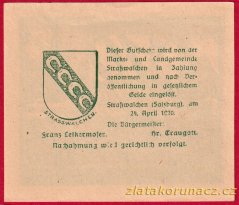 Strasswalchen - 10 haléřů - 1920