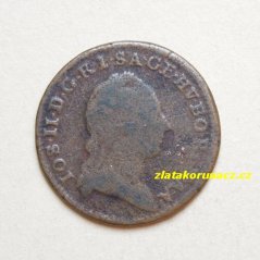 1/2 Krejcar 1782 B