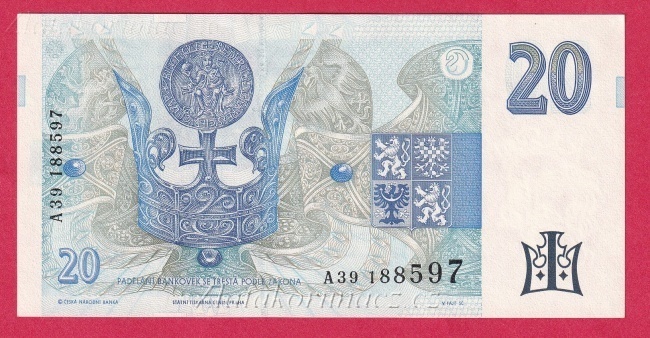 Česká republika - 20 korun 1994 A 39