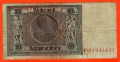Německo - 10 Reichsmark 22.1.1929 - série T-P