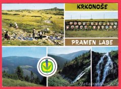 Krkonoše - Pramen Labe, Mozaikové emblémy měst