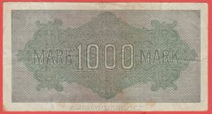 Německo - 1000 mark 15.9.1922 - série L-OM