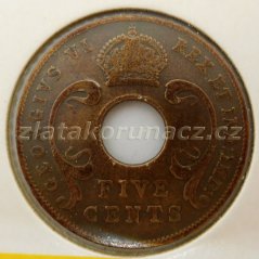 Afrika východní - 5 cents 1941
