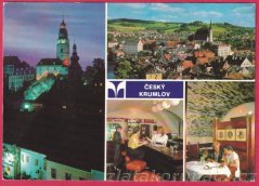 Český Krumlov - Celkový pohled na město, zámek
