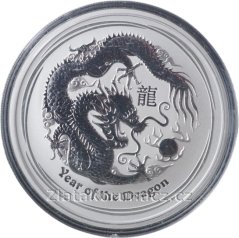 Austrálie - 2 dollars 2012 - 2 oz Rok draka