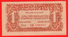 1 koruna 1944 EM
