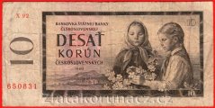 Československo - 10 korún - 1960 X 92