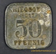 Německo - Mulheim - 50 pfennig 1917