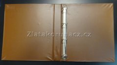 Hnědé koženkové album na listy A4