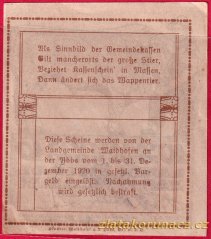 Waidhofen - 10 haléřů - 1920 - hnědá