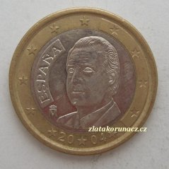 Španělsko - 1 Euro 2004