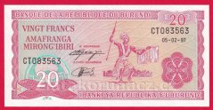 Burundi - 20 Francs 1997