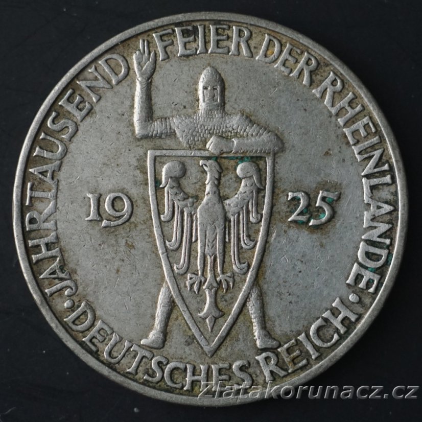 Německo - Výmar - 3 Marka 1925 D