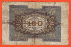 Německo - 100 Mark 1.11.1920 - série B - C