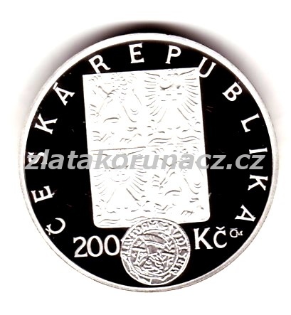 2000 - 200Kč - Václav II. Proof